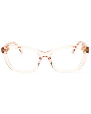 Moschino Cat-Eye Glasses - Natural
