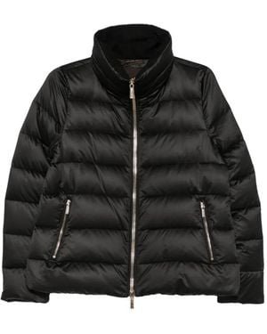 Moorer Argentea Quilted Jacket - Black