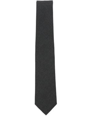Canali Wool Tie - White