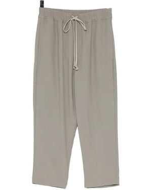 Rick Owens Pantalones Con Cordones - Gris