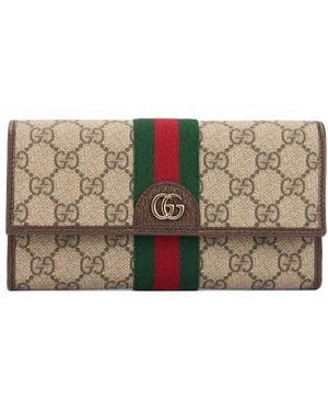Gucci Ophidia Wallet - Brown