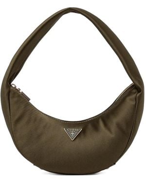 Guess Sunetra Zip Logo Tote Bag - Metallic