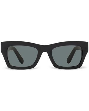Ferragamo Eyewear Rectangle-Frame Sunglasses - Black