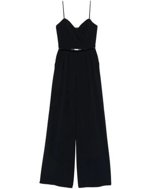 Max Mara Belted Jumpsuit - Black