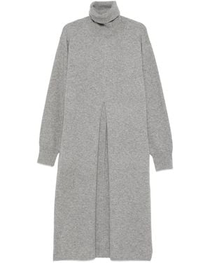 stein Robe En Laine À Col Roulé - Gris