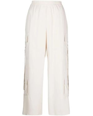 Twinset Cargo Pocket Pants - White