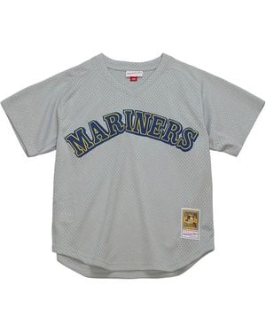 Mitchell & Ness Mlb Mariners 1989 Edgar Martinez T-Shirt - Grey