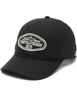 Les Deux Cappello Da Baseball Worldwide Con Logo - Nero