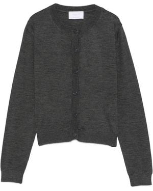 Daniele Fiesoli Button-Up Merino-Wool Cardigan - Black