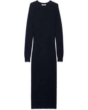 Prada Crew-Neck Maxi Dress - Blue