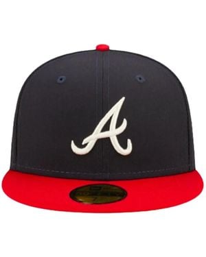 KTZ 59Fifty Mlb Atlanta Braves Fitted Cap - Red