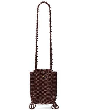 Lemaire Grigri Schoudertas Met Kralen - Paars