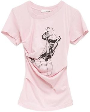 August Barron Camiseta Con Estampado Gráfico - Rosa