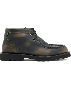 AllSaints Skiff Leather Ankle Boots - Black