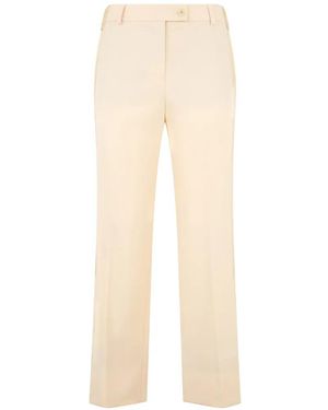 Moschino Straight-Leg Wool Trousers - White