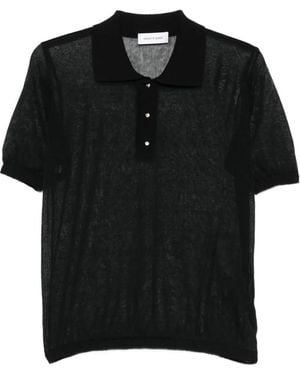 Ernest W. Baker Buttoned Polo Shirt - Black