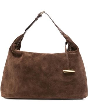 Liffner Bolso De Hombro De Ante - Marrón
