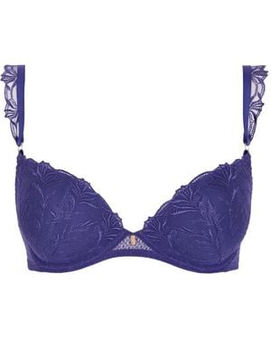 Aubade Sujetador Hidden Treasure Push-Up Con Bordado - Azul