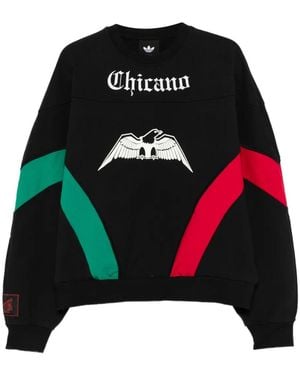 adidas X Willy Chavaria グラフィック スウェットシャツ - ブラック