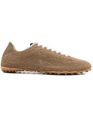 Palomitas By Paloma Barcelo' Gewebte Hester Sneakers Mit Schnürung - Braun