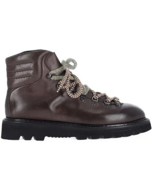 Premiata Leather Boots - Brown