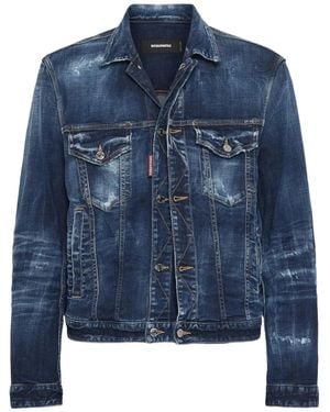 DSquared² Biker Jacket - Blue