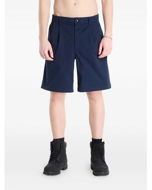 Calvin Klein Pleated-Detailing Chino Shorts - Blue
