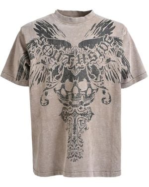 BREATH コットン Tシャツ - グレー