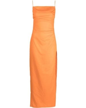 Ronny Kobo Easy To Love Midi Dress - Orange