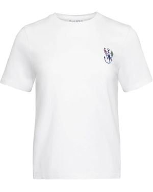 JW Anderson プリント Tシャツ - ホワイト