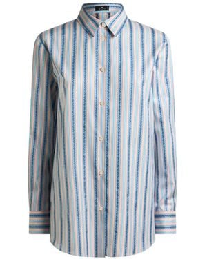Etro Striped Shirt - Blue