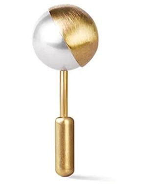 Shihara Half Pearl Earring 135° - Multicolour