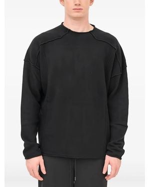 Isabel Benenato Crew-Neck Jumper - Black