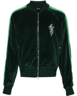 Amiri Stack Samtjacke - Grün
