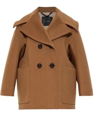 Max Mara Mario Cashmere Coat - Brown