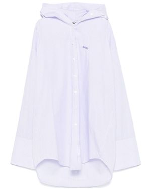 AVAVAV Hooded Shirt - White