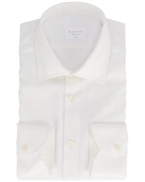 Xacus Button-Fastening Shirt - White