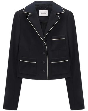 Dorothee Schumacher Piped Pocket Jacket - Black