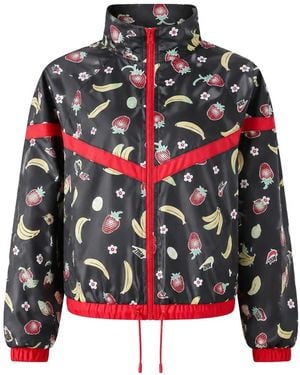 Nike Fruit-Print Woven Jacket - Red