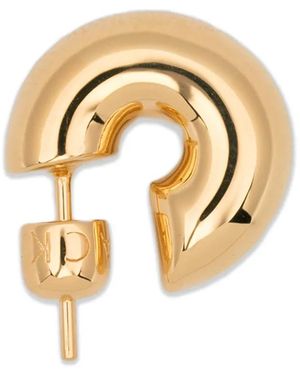 Maria Black Medium Prima Hoop Earring - Metallic