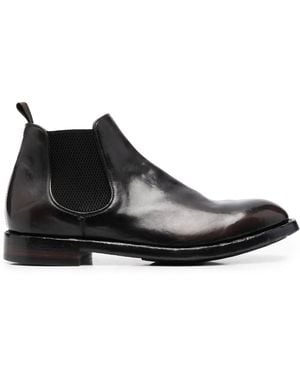 Officine Creative レザー チェルシーブーツ - ブラック