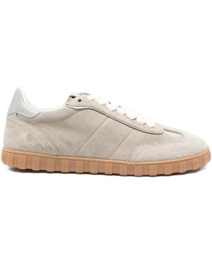 スニーカー Ami Low-Top Lace-Up Sneakers In Split Leather AMI Paris Platform lace-up low-top Sneakers | Blue | FARFETCH