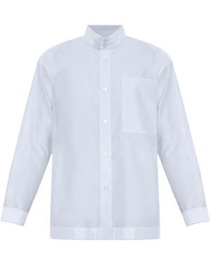 Homme Plissé Issey Miyake Button Pocket Shirt - White