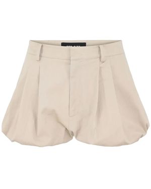 SER.O.YA Balloon-Shape Shorts - Natural
