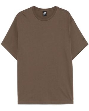 The North Face Rmst Logo Entspanntes Rauchiges Braun T-Shirt