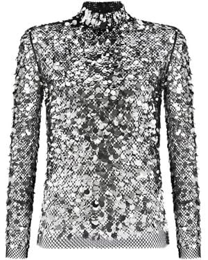 Tom Ford Top Con Paillettes - Nero