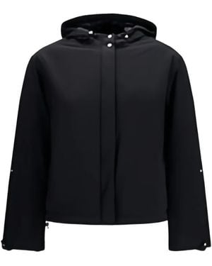 Herno Hooded Drawstring Jacket - Black