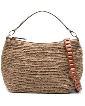 IBELIV Mihaja Raffia Tote Bag - Brown