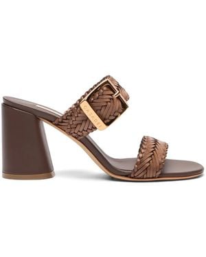 Casadei Gewebter Kenya Mules Mit Schnalle - Pink