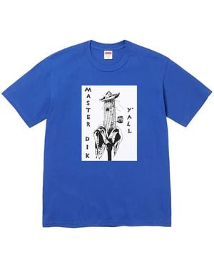 Supreme X Mike Kelley T-Shirt À Imprimé Graphique - Blue